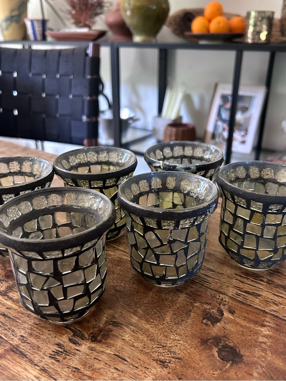 Mosaic Tealight Holders SET OF 6